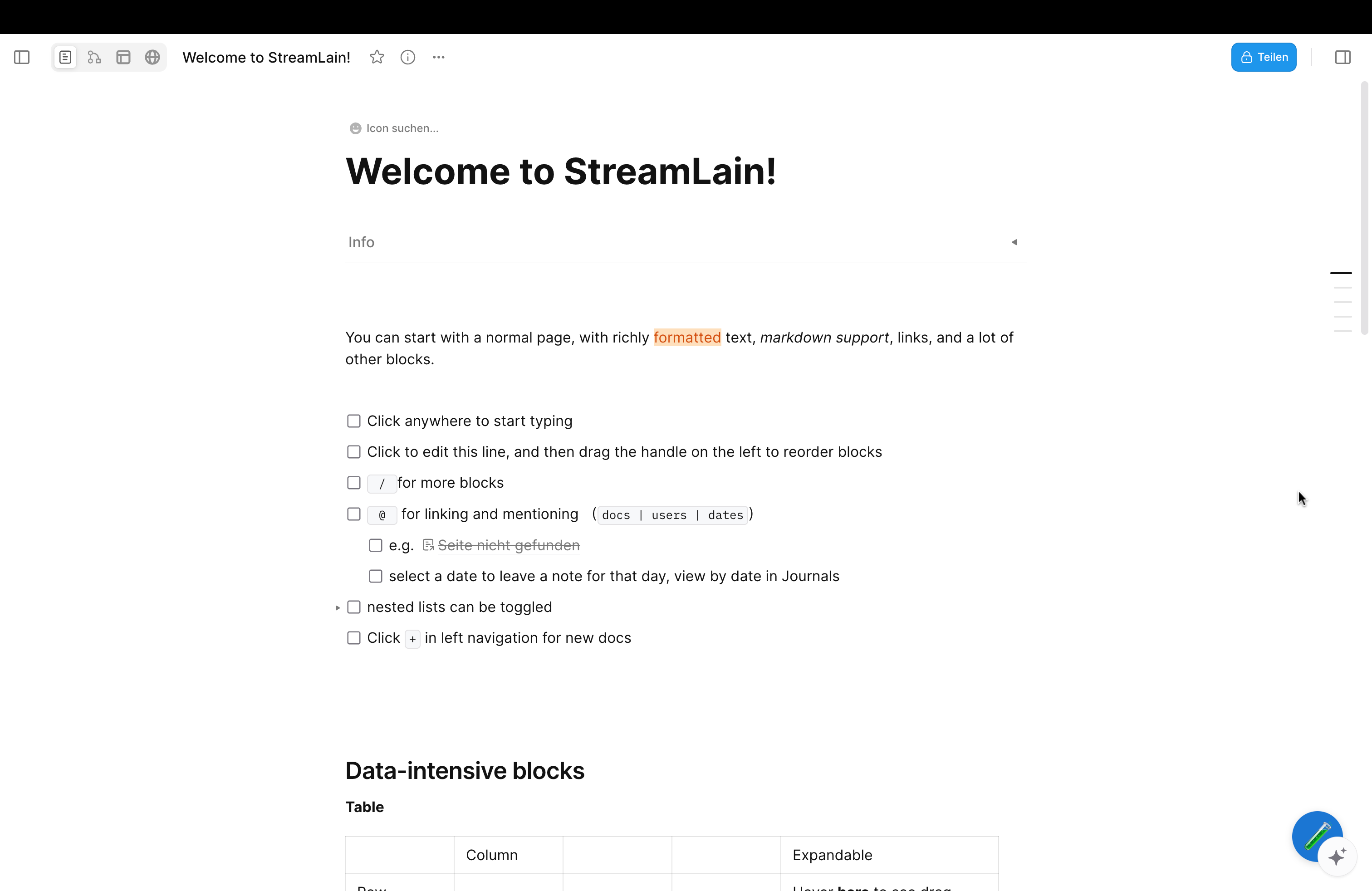 StreamLain Tablet App